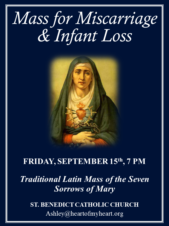 Mass for Miscarriage and Infant Loss